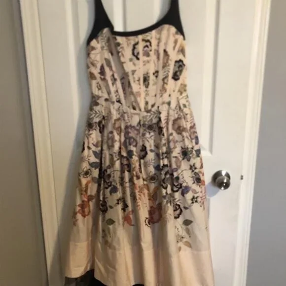 By Anthropologie Sleeveless Printed Midi Dress - Picture 2 of 6